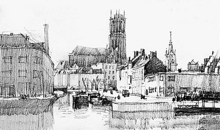 Tekening van de Reep